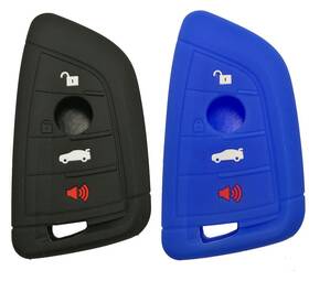 Albmwgjt01 Arruweer Keyless Entry Remote Key Fob Cover Skin Case Protective S 1 Black Blue
