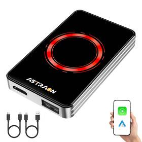Astraon 762949702260 Wireless Carplay Adapter Android Auto Ai Box With Netflix Youtube Hulu A