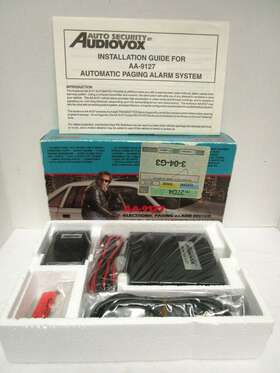 Aa-9127 Audiovox Auto Security Electronic Paging Alarm System