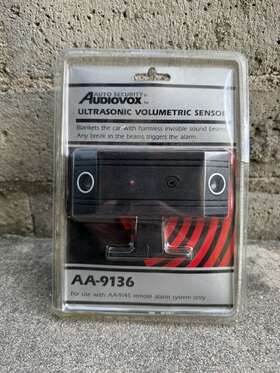 Aa-9136 Audiovox Ultrasonic Volumetric Sensor Auto Security Remote Alarm System