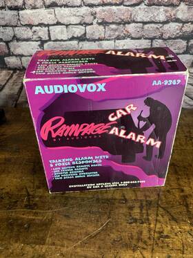 Aa-9347 Audiovox Rampage Car Alarm Vintage Model Installation Kit New Aa-9347 Audiovox Rampage Car Alarm Vintage Model Installation Kit New