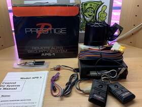 Aps-1 Audiovox Prestige Remote Auto Security System Open Box Free S&h