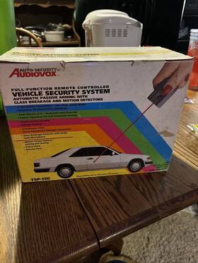 Tsp-550 Audiovox Car Security Keyless Entry Alarm System Siren And Start Disable