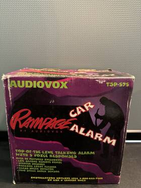 Tsp-575 Audiovox Rampage Car Alarm Vintage Model Installation Kit Open Box