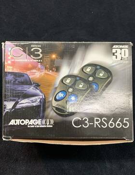 C3-rs665remote Auto Page C3-rs665 Autopage Start And Security Alarm System 2 Fobs