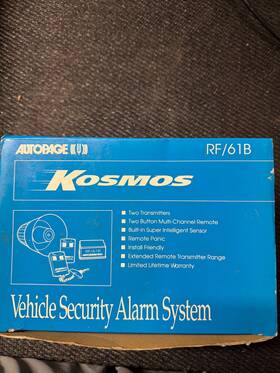 Rf-61b Auto Page Autopage Kosmos Vehicle Security Alarm System Rf-61b Auto Page Autopage Kosmos Vehicle Security Alarm System