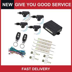 Automall Tech 703820671268 Universal 4 Doors Car Central Lock Locking Keyless Entry System Kit Pack Of 1