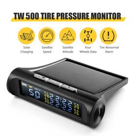 Mmt211463 Autool Tw500 Car Tpms Tyre Pressure Monitoring System Hud Display Solar Power