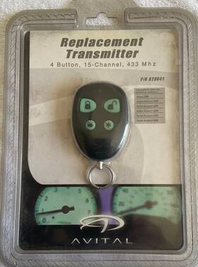 820041 Avital 4 Button Alarm Remote