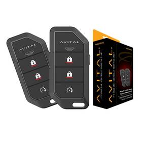 4-mile Avital D9147l Two 1-way 4-button Remotes 1/4-mile Range For Use With Ds3/ds3 New
