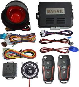 Banvie 727523075321 Car Keyless Entry Security Alarm System Remote Engine Starter Banvie 727523075321 Car Keyless Entry Security Alarm System Remote Engine Starter