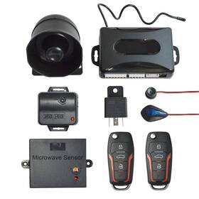 Banvie 727523075451 1 Way Car Security Alarm And Keyless Entry System