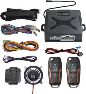 Bv-st907 Banvie Pke Car Alarm Remote Engine Start And Push Button System New Open Box Bv-st907 Banvie Pke Car Alarm Remote Engine Start And Push Button System New Open Box