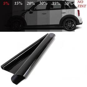 Bass Rockers 778695407427 Rj Solar Car Window Tint 20 Inch X100ftft 30% Percent Reduce Glare Scratch Resistant