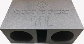 Br12dvspl Bass Rockers 12 Inch Dual Vented Spl Subwoofer Enclosure Tuff Coating Large 4 Cbm