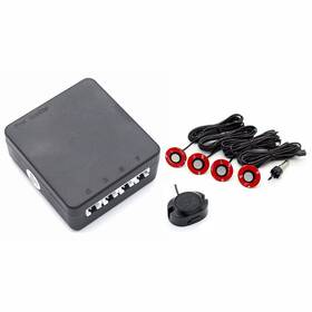 Bcsmmcar 929131163845 Car Reverse Rear Backup Radar Sound Buzzer Alarm Flat Hidden 4pc Parking Sensors