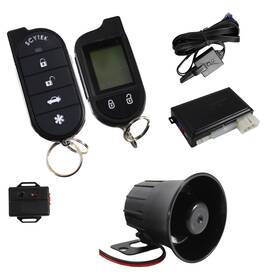 Sc-a4.2w Big Jeff Audio A4.2w Car Alarm System With Siren Keyless Entry 2-way Lcd Remote Start A4.2