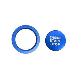 Bq22692 Bilisin Aluminum Engine Push Start Button Cover Trim Compatible Tacoma-blue