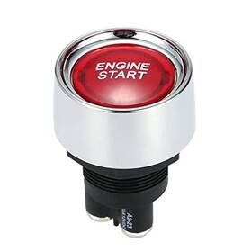 Bonatech 634759569701 Dc 12v 50a Auto Car Start Engine Button Light Switch Push Ignition Red