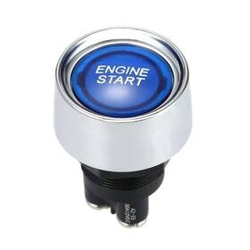 Bonatech 711181185645 Dc 12v 50a Blue Auto Car Start Engine Button Light Switch Push Ignition Sw