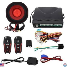 B0ff4jgyxh Brand Epathchina Universal 12v Car Keyless Entry And Anti-theft System - 2 Remotes Siren Sensor