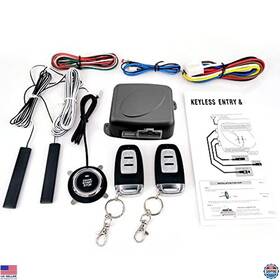 B0c46s4zsk Brand Eryue 9-piece Keyless Entry Car Start System - Push Button Remote Starter And Alarm