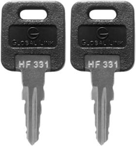 Qy2495a Brand Kruzzo 1 Pair Replacement For Fic Fastec Precut Key To Hf311 Rv Trailer Keys Cf Ef