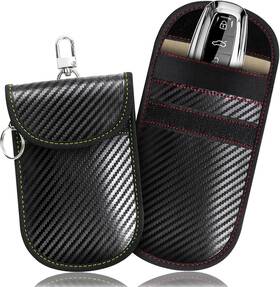 Mptcp02 Brand Rivemon Faraday Key Fob Protector Bags 2-pack Medium Size 3.5 Inch X 5.5 Bag