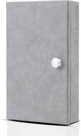 Ckeyre2 Branded Premium Xl Pu Leather Faraday Box For Car Youth Large / 11-13 Grey