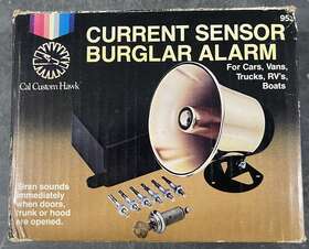 Cal Custom Hawk 076233009530 New Ob Current Sensor Burglar Car Alarm Vintage 1981 Free Shipping