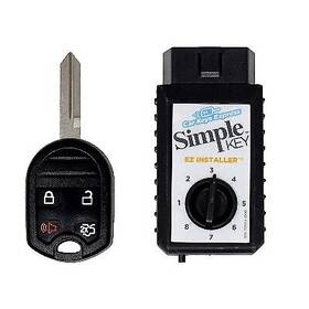 86676061 Car Keys Express 4 Button Universal Remote And Key Combo Black