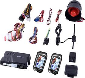 Carbest 731173813387 2 Way Car Alarm System With 1.73 Inch Big Lcd Pager Display Turbo Timer Mode