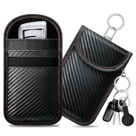 Cfa-uk-auto-farady-2 Caslord Faraday Bags Pack Of 2 For Car Keys With 4 M Red