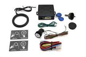 Cfr-2204-p7 Cfr Performance Universal Keyless Entry Rfid Push Button Start Car Alarm System Silver Black