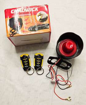 Chadwick 689740744377 Car Alarm Universal Security Protection System 2 Remotes