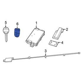 56046760af Chrysler Oe Keyless Entry Transmitter