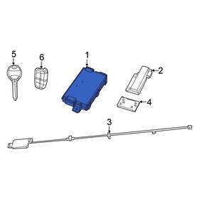 68356571ab Chrysler Oe Keyless Entry Receiver