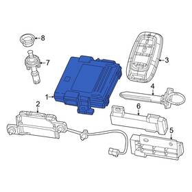 68383680ac Chrysler Oe Keyless Entry Receiver