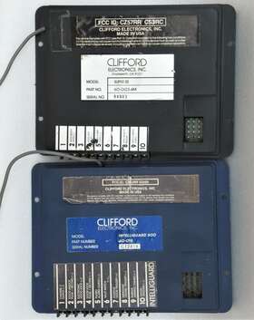 60-003-4m Clifford - 60-015 Lot Of 2 Old School Alarm Module Intelliguard 500 Super Iii As-is