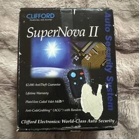 85-702 Clifford Supernova Ii Way Car Alarm Security And Remote Start System