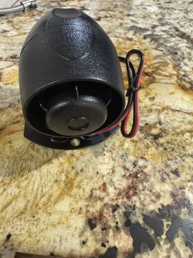 13645773 Code Alarm New Audiovox Universal 12v Dc Car Security 1-tone Siren 20w