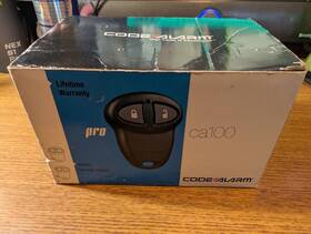 Ca-100 Code Alarm Remote Security With Keyless Entry