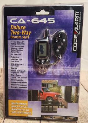 Ca-645 Code Alarm Deluxe Two Way Remote Start