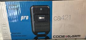 Ca421 Code Alarm Single Button Remote Start System New Open Box