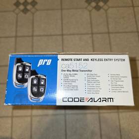 Ca45152 Code Alarm Ca5152 Pro Remote Start And Keyless Entry System 1 Way Transmitter