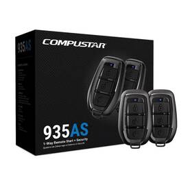 Cs935-as Compustar All-in-one 1-way Remote Start And Security Car Alarm Bundle