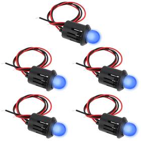 537-a-bn Create Idea 5pcs 12v Led Car Theft Deterrent Light 10mm For Cars Blue