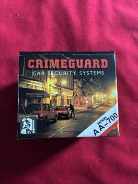 Aa-700 Crimeguard Keyless Passive Car Alarm 128db Siren Vintage New Open Box