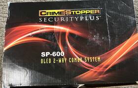 Crimestopper 048097121130 Sp-600 2-way Paging Remote Start Keyless Entry Car Alarm System