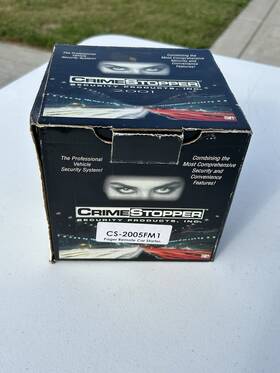 Cs-2005fm1 Crimestopper Superpage Ii Nos Car Alarm Remote Start System Sealed